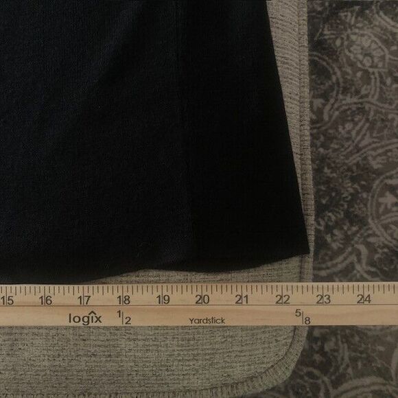 Adrianna Papell Two Piece Wool Knit Black  Skirt And Sweater Quiet Luxury  Posh - Picture 12 of 16
